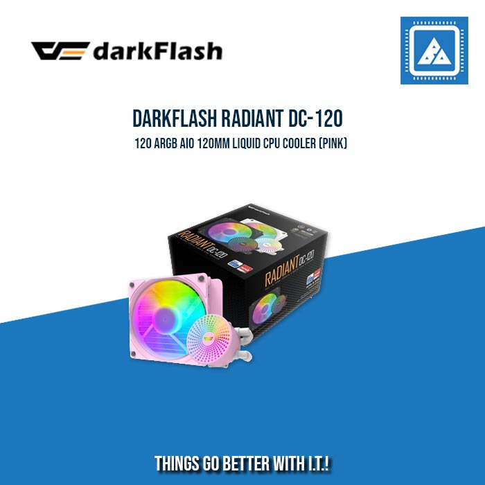 DARKFLASH RADIANT DC-120 ARGB AIO 120MM LIQUID CPU COOLER DARKFLASH RADIANT DC-120 ARGB AIO 120MM LIQUID CPU COOLER
